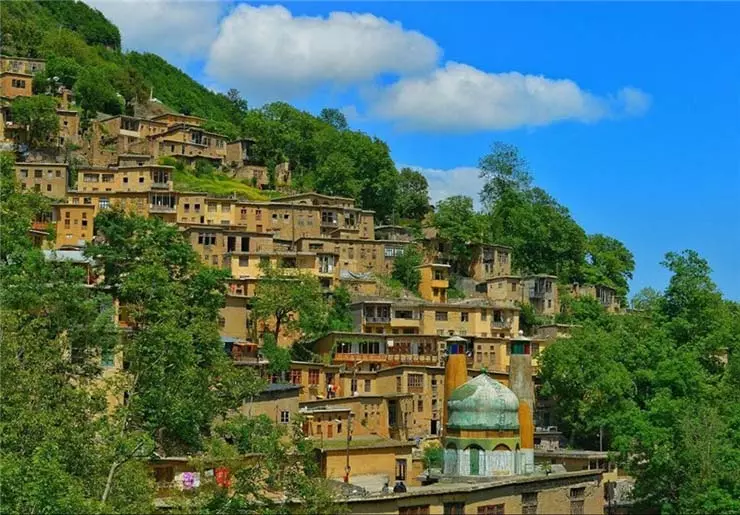 شیلاندر؛روستایی پلکانی با طبیعتی چشم‌نواز